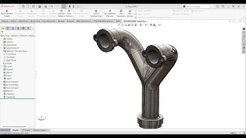 How To Design an Exhaust Pipe in SolidWorks | Full Step-by-Step Tutorial