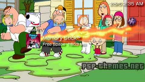 PSP Theme Family Guy PSP-Themes.NET