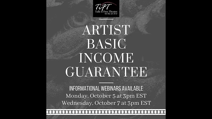 ArtistBIG Informational Webinar with Q&A   October...