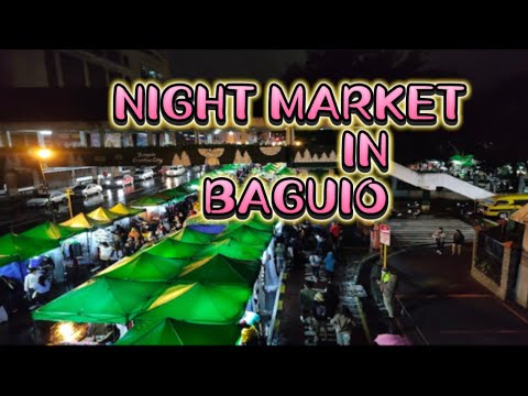 NIGHT MARKET in BAGUIO #philippines