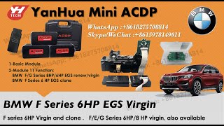 Virgin/renew BMW F series 6HP EGS by Yanhua Mini ACDP