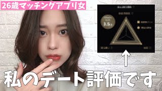 【マッチングアプリ】デート相手からの評価レポートを公開します・・