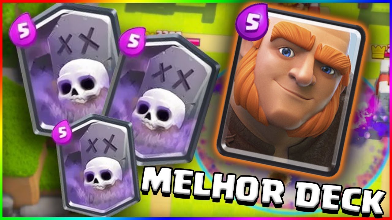 MELHOR DECK DE CEMITÉRIO E GIGANTE DO CLASH ROYALE! - YouTube