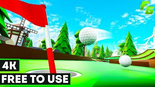 Free To Use Gameplay | Roblox | 4K | No Copyright Gameplay | Golf