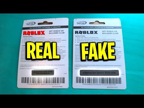 Roblox Gift Card Scratch Code