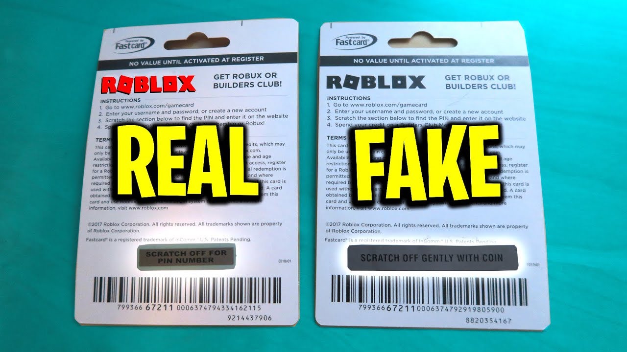 Fake Roblox Gift Card Codes