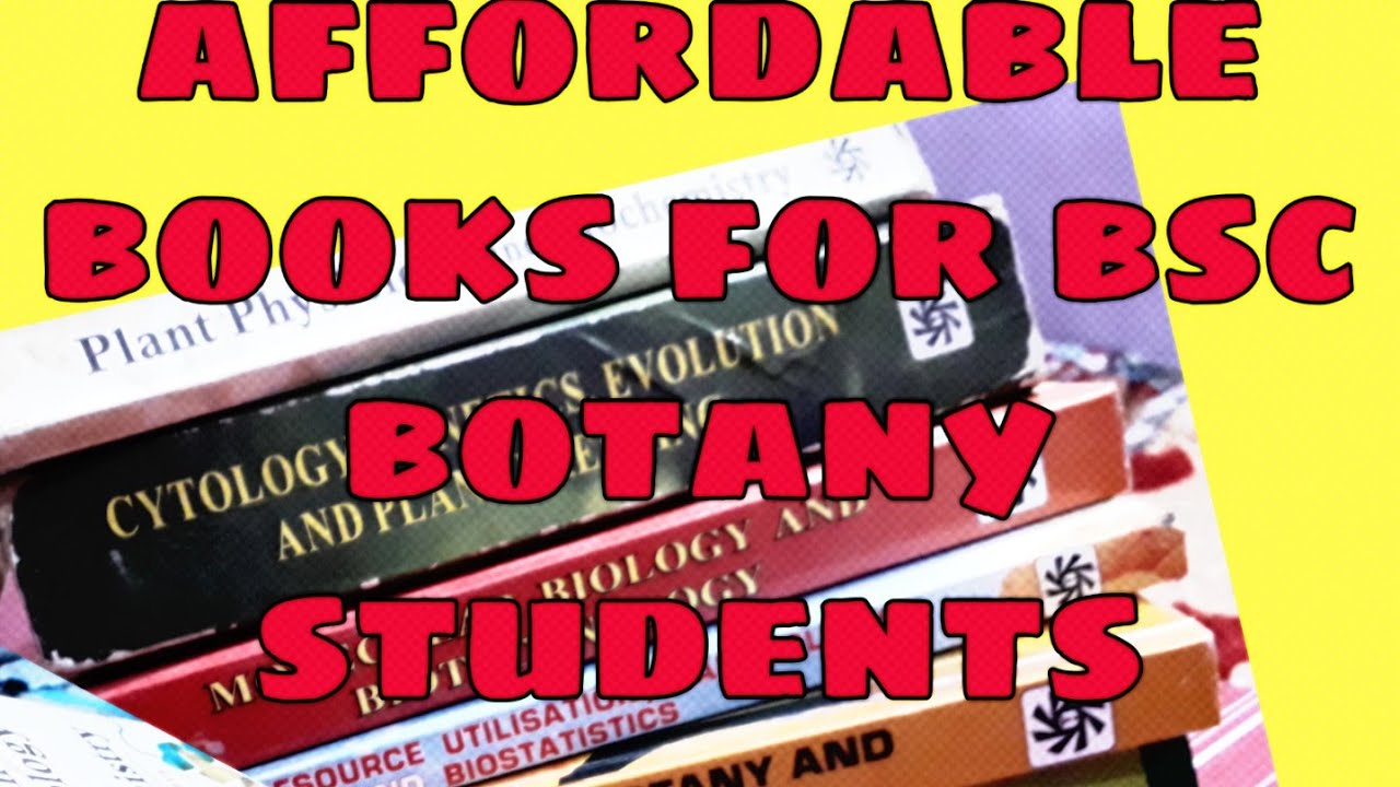 affordable-books-for-bsc-botany-students-youtube