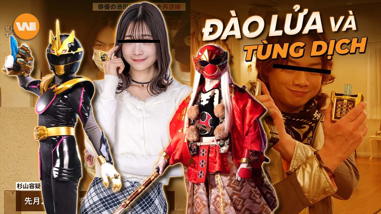 10+ VỤ BÊ BỐI GÂY SHOCK CỦA DIỄN VIÊN PHIM SUPER SENTAI