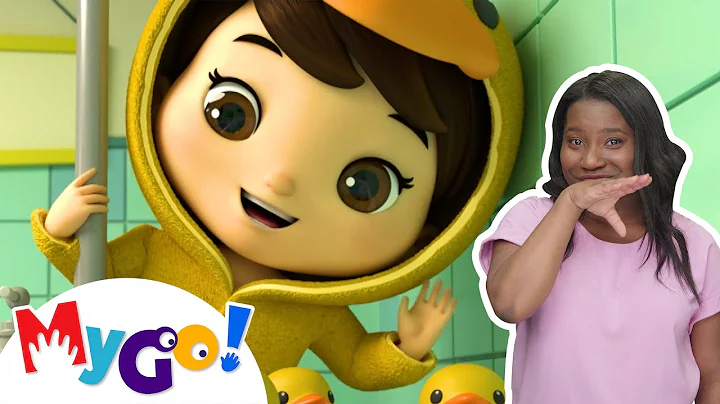 Five Little Ducks | MyGo! Sign Language For Kids | Lellobee Kids Songs