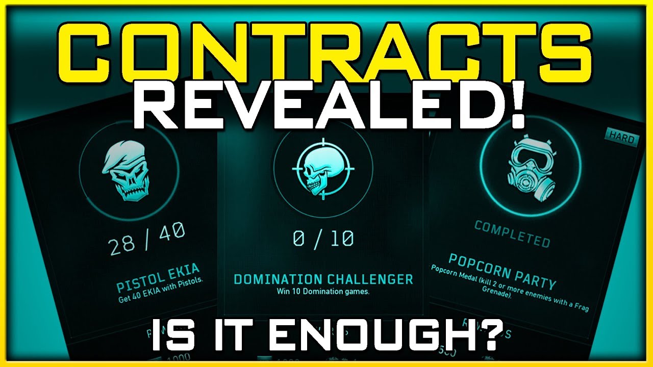 Is it Enough? | BO4 Contracts Reveal & Details!