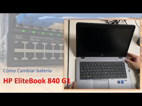 Cambiar batería al portátil HP EliteBook 840 G1