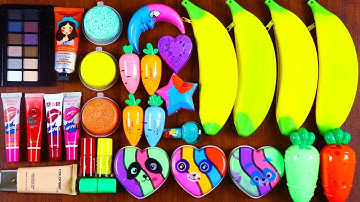 MIXING RANDOM THINGS INTO FLUFFY SLIME!! RELAXING SLIME SMOOTHIE VIDEO !!