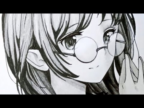 How to Draw Anime Characters with Glasses - Easy Step by Step Tutorial