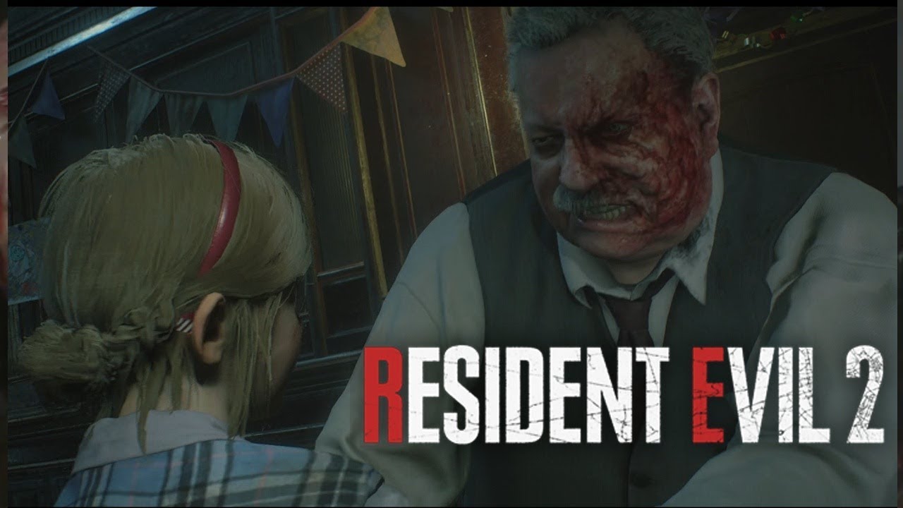 Sherry The Little Girl Escaping Chief Irons House Gameplay Resident Evil 2 Remake 2019 PS4