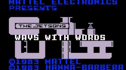 Jetsons, The   Ways With Words World FOR Mattel Intellivision Videos FROM http craig anderson themes