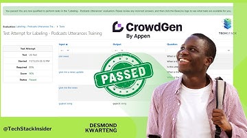 How to Pass Test Attempt for Labeling - Podcasts Utterances Training (90%)