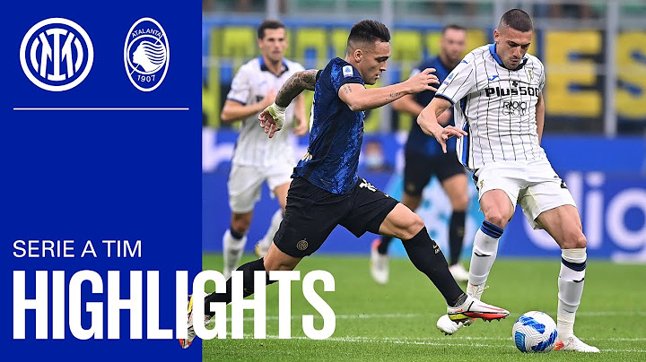 INTER 2-2 ATALANTA | HIGHLIGHTS | SERIE A 21/22 | A spectacular draw in a topsy-turvy encounter 👏⚽⚫🔵