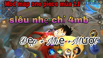 Fix lag liên quân mùa 11 sau cập nhật với file fix lag data và obb với map one piece | Tiểu Nhị LQM