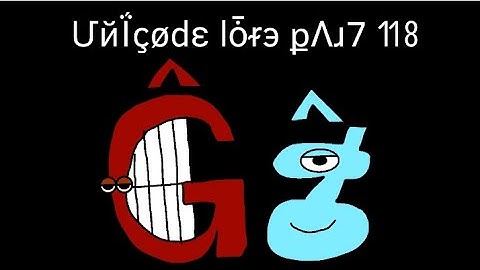 Unicode Lore part 118