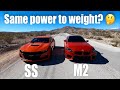 2024 bmw m2 g87 vs 2019 camaro ss race