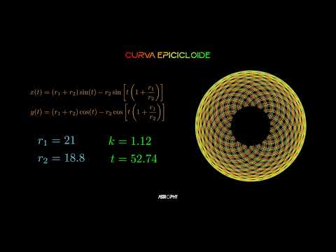 N° 04 - Visualization of Epicycloid Curve with Manim | MANIM