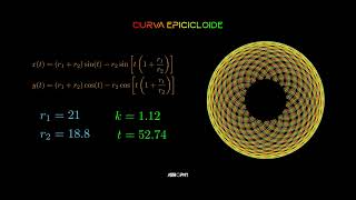 N° 04 - Visualization of Epicycloid Curve with Manim | MANIM