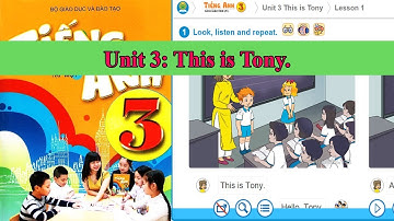Tiếng Anh lớp 3 – Unit 3: This is Tony.