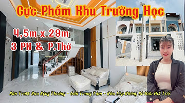 🔥 Cực Phẩm Gần Khu Trường Học – Nhà Phố 4,5m x 29m, 3PN + P.Thờ, Sân Trước Sau Siêu Rộng!#batdongsan
