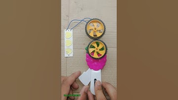 mini Hand free dc motor energy generator no battery  #tech #youtubeshorts #viral #viralvideo #shorts