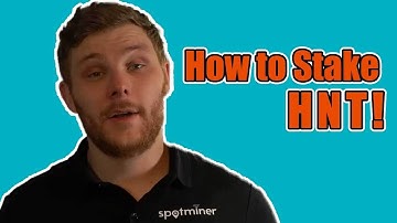 How to stake HNT!