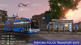 Simulador de Ônibus Policial : Jogo Android screenshot 1