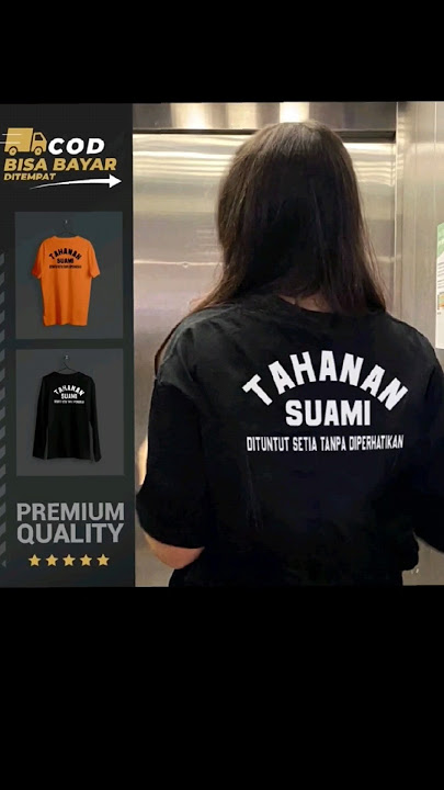 Kaos Kata Tahanan Suami Dituntut Setia