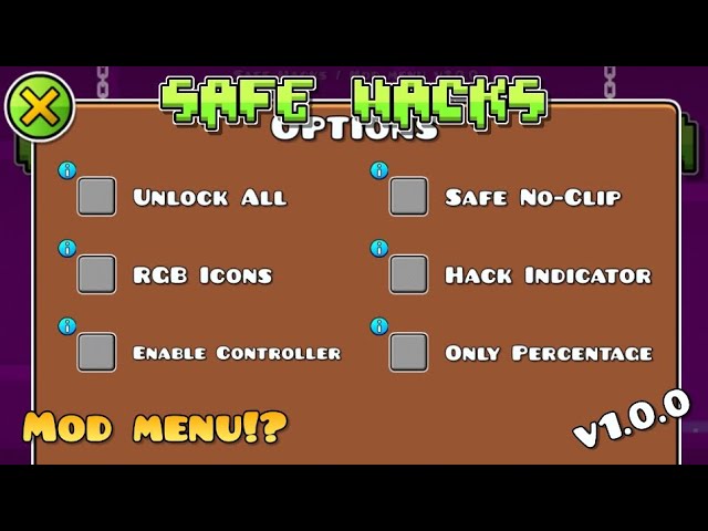 The mod menu war has started and I want to know your pick : r/geometrydash