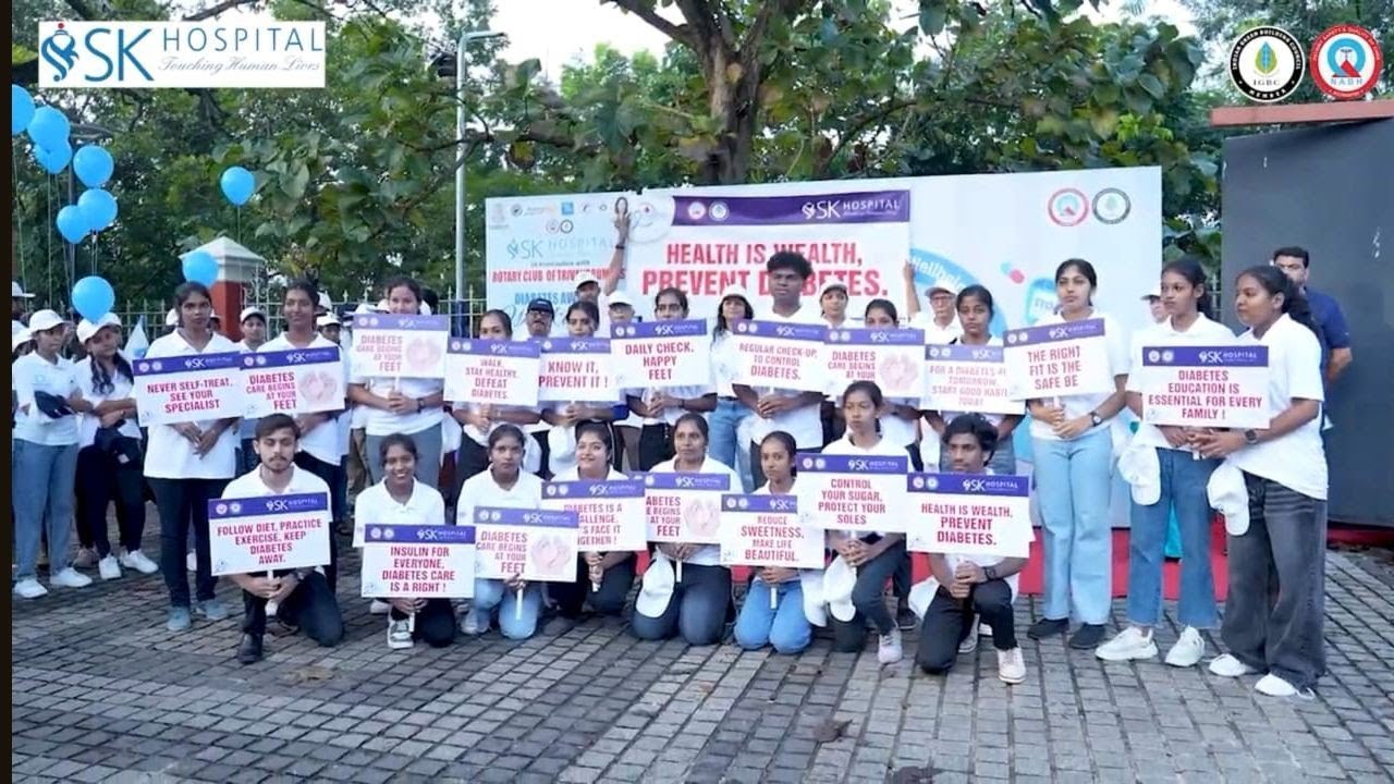 World Diabetes Day Walkathon 2025 | Inaugurated by Hon. Ajitha Beegam IPS | SK Hospital