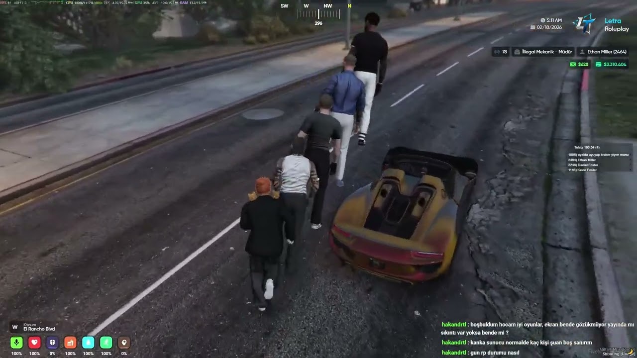 FİVEM KOMİK ANLAR / LETRA