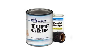 Tuff Grip Non-Skid Paint Coating for Concrete, Metal, Wood & Stone