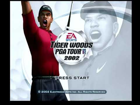 Tiger Woods PGA Tour 2002 Golf (Sony PlayStation 2) Longplay RGB 1440p PS2 Pebble Beach TPC Sawgrass