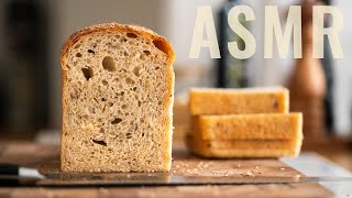 ASMR  Everyday Bread Ready in 5 Hours. Pullman loaf. Full recipe.