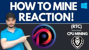 How To Mine REACTION RTC   Windows CPU Mining Tutorial!