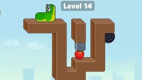 Snake Puzzle Slither to Eat level 14