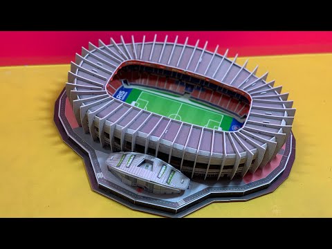 Puzzle 3d stade de foot