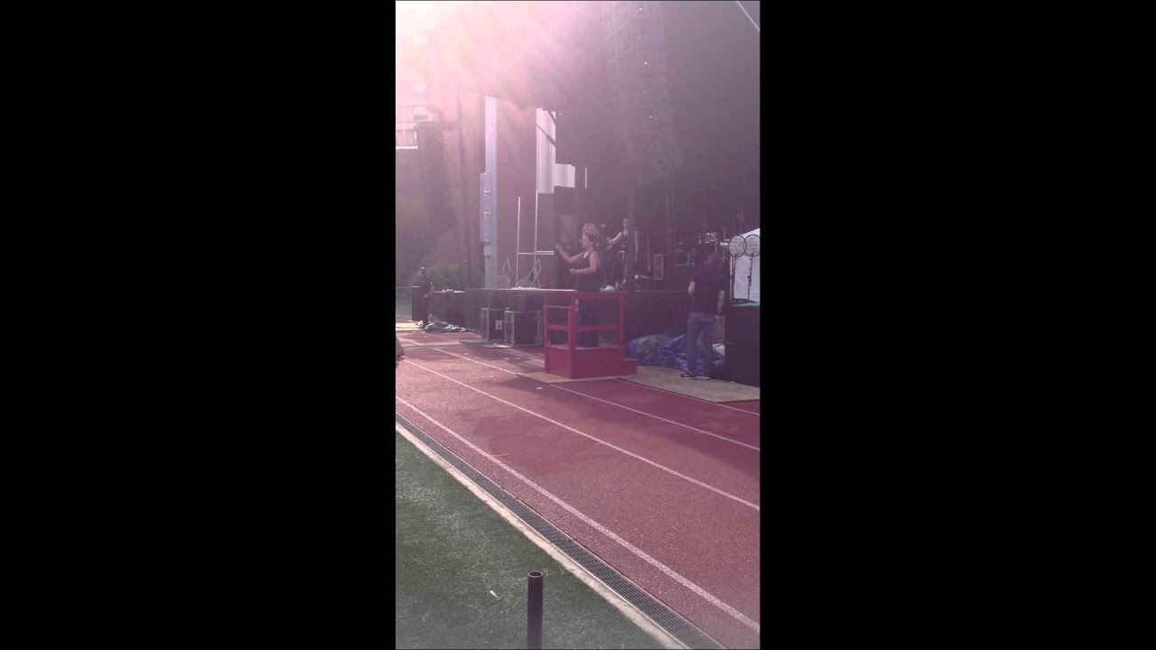 Karmin performing at BU Scarlet Fever 9/1/13