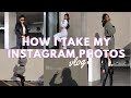 VLOG: How I Take My Instagram Photos (behind the scenes, come shoot with me)