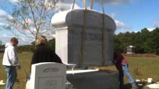 Setting large monument 2