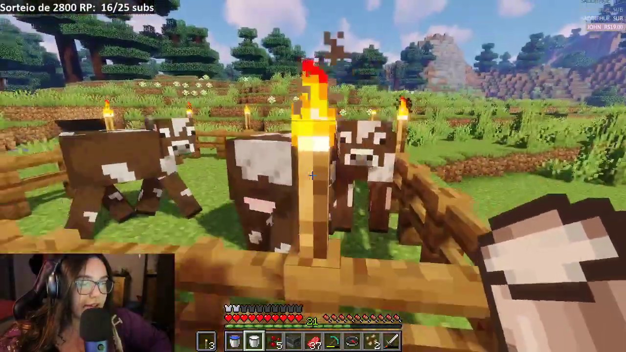 ASMR| Jogando Minecraft (Live na Twitch) - Sussurros