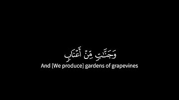 سوره الأنعام بصوت الشيخ ياسر الدوسري الآيه ٩٩
