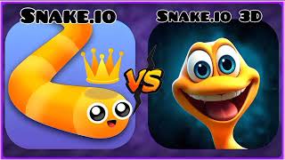 Snake. Io 3D Vs Snake. Io Game Comparison!