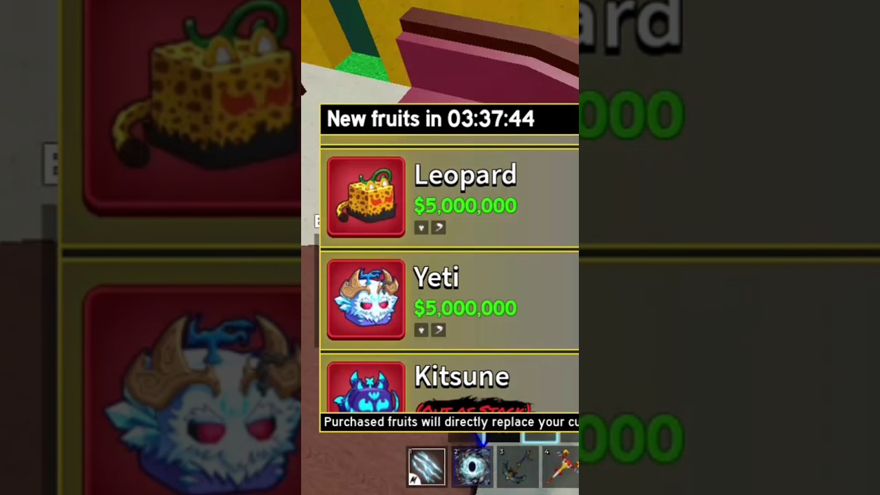 normally seeing stock but this happen☠️💀💀# bloxfruit