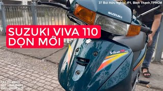 Suzuki Viva 110 HUYỀN THOẠI 1 THỜI, DỌN MỚI TẬN DỤNG LẠI ĐỒ CŨ P2