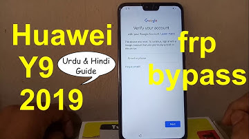 Huawei Y9 2019 JKM-LX1 frp bypass google account remove Urdu & Hindi Guide